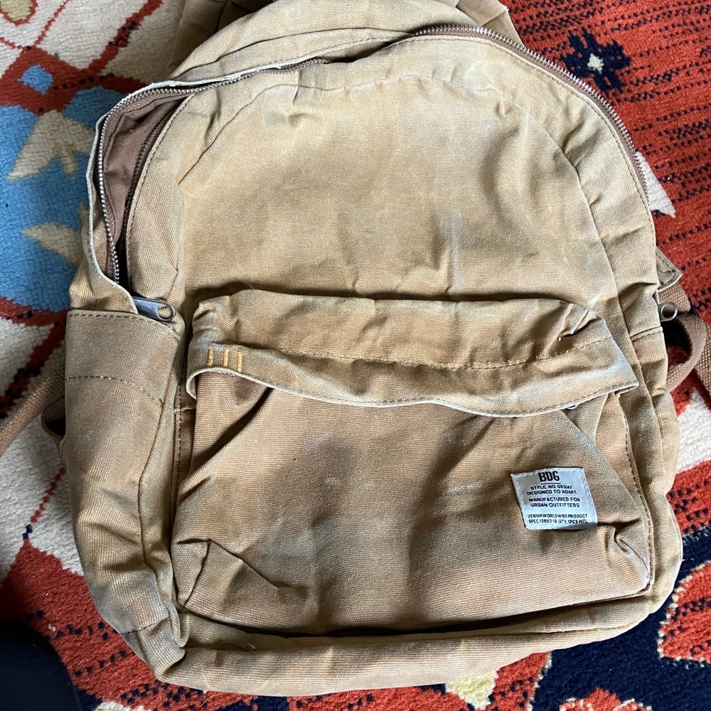 BDG Tan/ Brown Backpack